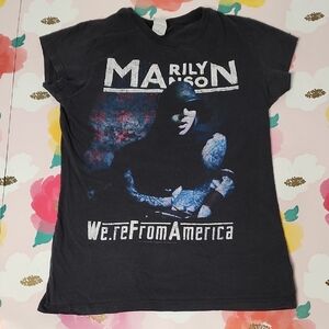 Marilyn Manson Tee Small